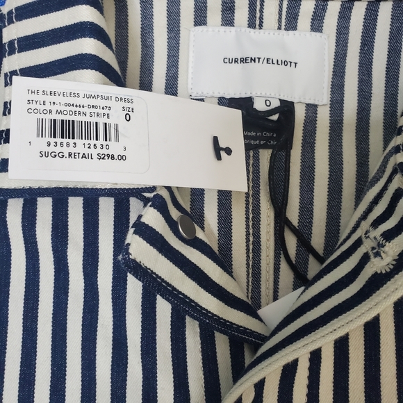 NWT CURRENT ELLIOT | The Sleeveless Jumpsuit Dress - Picture 4 of 7